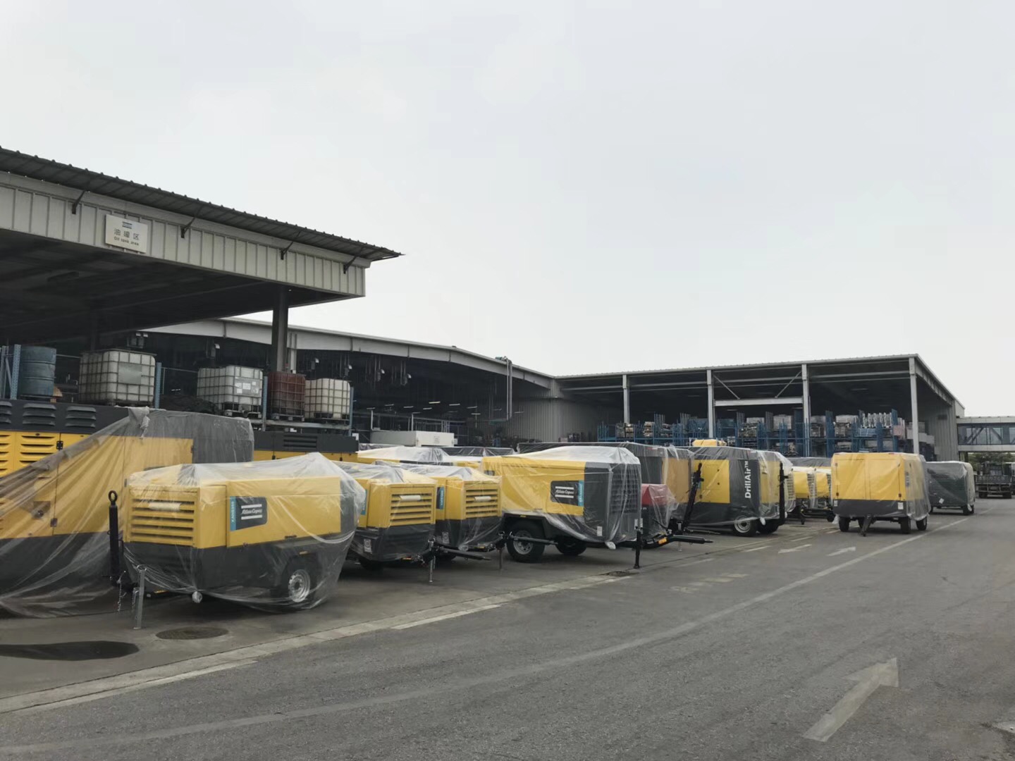 Atlas Copco Versátil Diesel Compresores de Aire 275 a 784 pies cúbicos por minuto (7-14 bar)